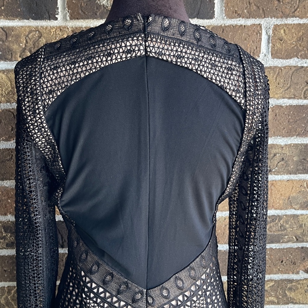 Bardot Allegra Lace Sheath Dress Lace-Overlay Pencil Skirt - Picture 13 of 16